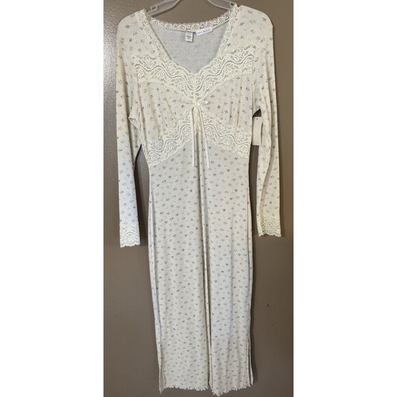 NWT Vintage Night Gown Pink K 4044pk-l Size Small Lace - Picture 1 of 8